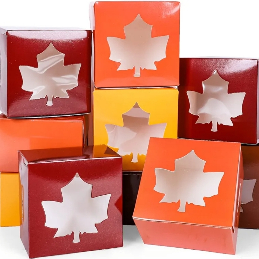 24 Piecess Treat Boxes Cookie Or Candy Boxes Fall Theme Halloween Fall